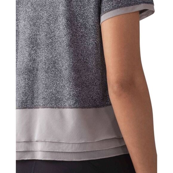 LULULEMON ATHLETICA Sole Training Short Sleeve (UV Protection) Size 8 - Picture 5 of 7